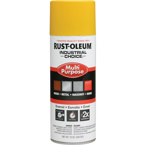 1600 Multi-Purpose Safety Yellow Spray Paint - Exact Tool & Supply