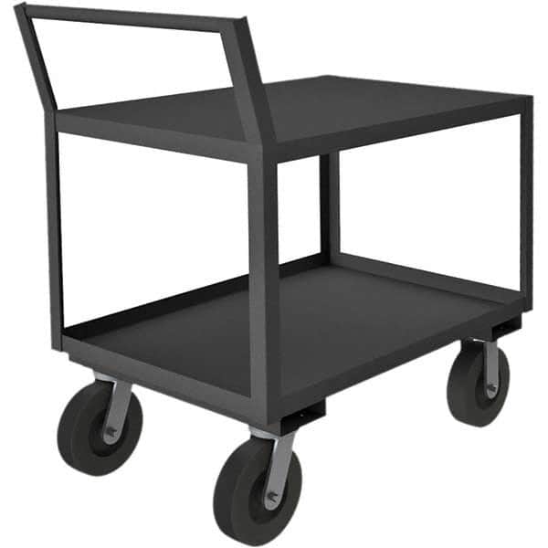 Durham - 1,200 Lb Capacity 2-Shelf Low Deck Service Truck - Exact Tool & Supply