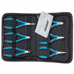 Gedore - Plier Sets Set Type: Electronics Pliers Number of Pieces: 6 - Exact Tool & Supply