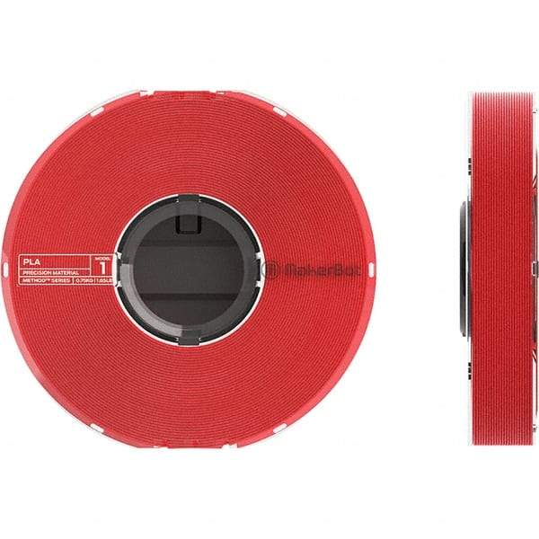 MakerBot - PLA-ABS Composite Spool - True Red, Use with MakerBot Method Performance 3D Printer - Exact Tool & Supply