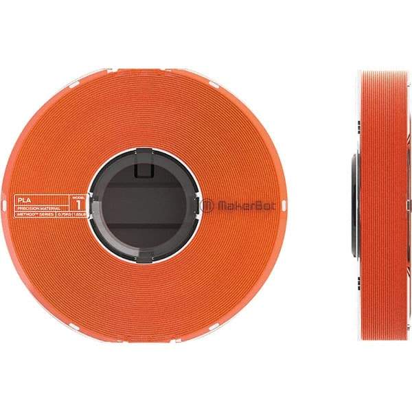 MakerBot - PLA-ABS Composite Spool - Orange, Use with MakerBot Method Performance 3D Printer - Exact Tool & Supply