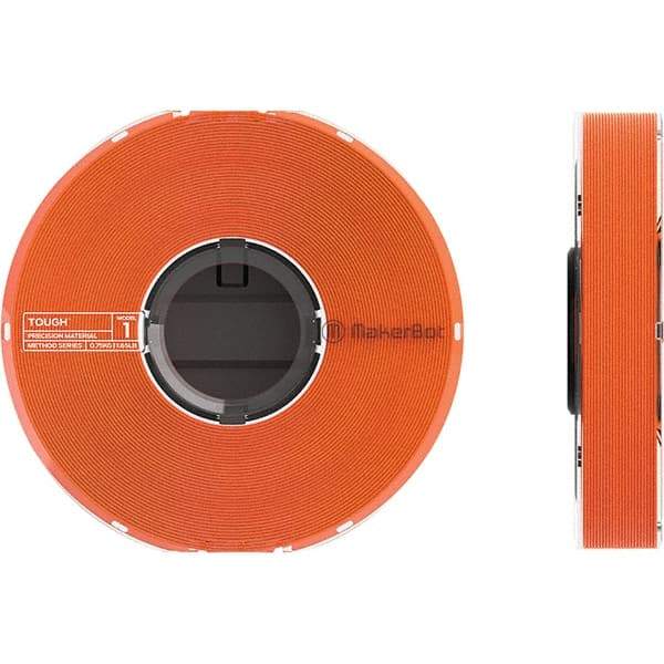 MakerBot - PLA-ABS Composite Spool - Orange, Use with MakerBot Method Performance 3D Printer - Exact Tool & Supply