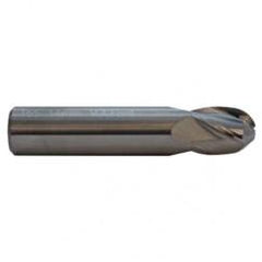 16mm TuffCut GP Stub Length 4 Fl Ball Nose Center Cutting End Mill - Exact Tool & Supply