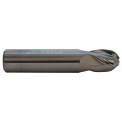 1/2 TuffCut GP Stub Length 4 Fl Ball Nose Center Cutting End Mill - Exact Tool & Supply