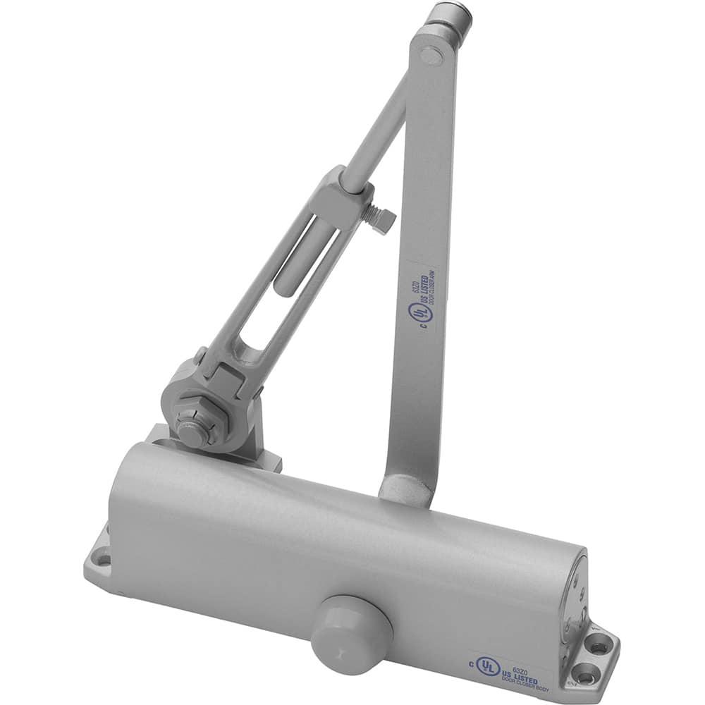 Yale - Manual Dampers; Closer Body Length: 9-3/4 (Inch); Finish/Coating: Aluminum Painted ; Door Thickness: 2-3/4 (Inch); Additional Information: Series: 1100 - Exact Tool & Supply