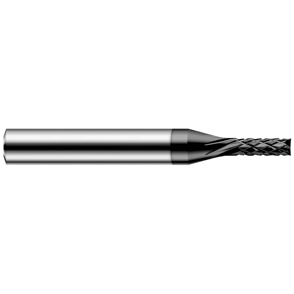 Harvey Tool - 3/16" Diam, 0.563" LOC, 3/16" Shank Diam, 9-Flute End Mill-End Diamond-Pattern Router Bit - Exact Tool & Supply