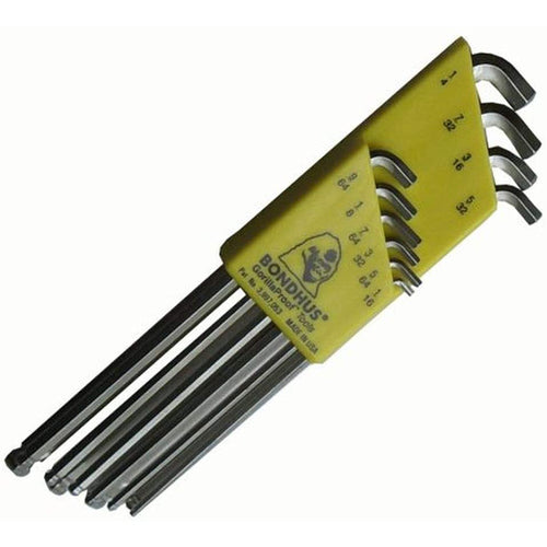 10PC STUBBY BALL END L-WRENCH SET - Exact Tool & Supply
