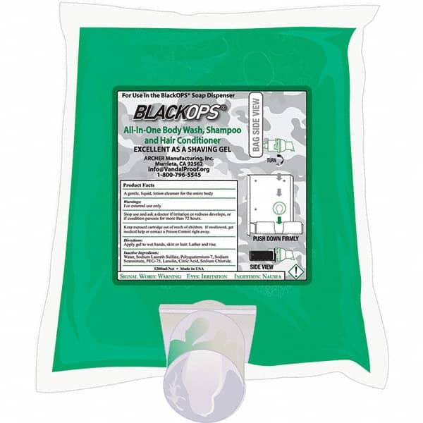 BlackOps - Shampoo & Body Wash Type: Hair & Body Wash Container Type: Cartridge - Exact Tool & Supply