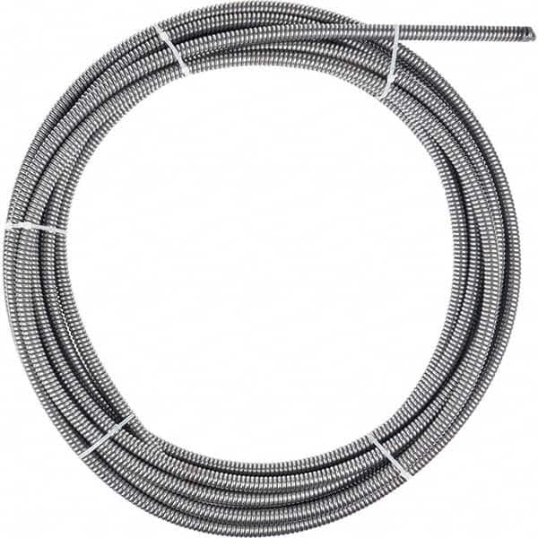 Milwaukee Tool - Drain Cleaning Machine Cables; Length (Feet): 25 ; Diameter (Inch): 5/8 ; For Use With Machines: Milwaukee Drain Cleaning Tools ; Cable Type: Inner Core ; For Minimum Pipe Size: 3 (Inch); For Maximum Pipe Size: 6 (Inch) - Exact Tool & Supply