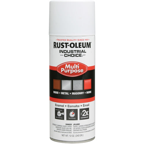 1600 Multi-Purpose Flat White Spray Paint - Exact Tool & Supply