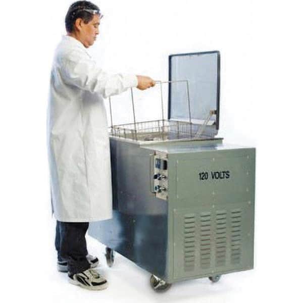 Shiraclean - 25 Gal Free Standing Water-Based Ultrasonic Cleaner - Exact Tool & Supply