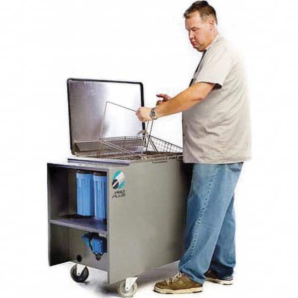 Shiraclean - 33 Gal Free Standing Water-Based Ultrasonic Cleaner - Exact Tool & Supply