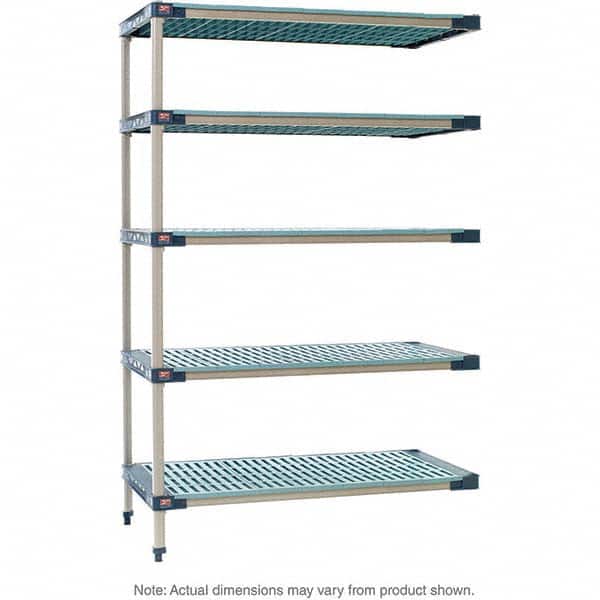 Metro - Plastic Shelving Type: Structural Plastic Open Shelving Shelf Capacity (Lb.): 2,000 - Exact Tool & Supply