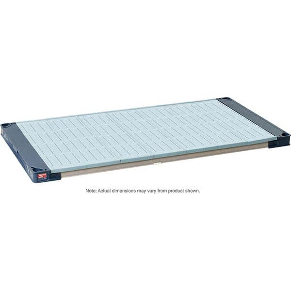Metro - 36" Wide x 24" Long Open Shelving Shelf w/Grid Mat - Exact Tool & Supply