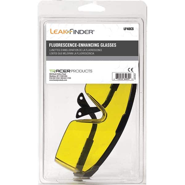 Leak Finder - Automotive Leak Detection Accessories Type: Fluorescence-Enhancing Glasses For Use With: TracerLine Leak Detection Lamps - Exact Tool & Supply