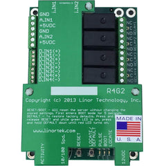 LinorTek - Control Relays; Coil Voltage: 12-48 VDC ; Contact Configuration: 4NO ; Number of Poles: 4 ; Contact Form: SPDT ; Control Type: Alarm; Button; Digital Indicatior; Fan Control; ON/OFF; Liquid Level Control; On/Off 3 Amp Relay; On/Off 3A Relay; P - Exact Tool & Supply