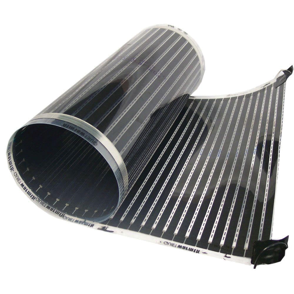 QuietWarmth - Heat Blankets; Type: Floor Heating Mat ; Shape: Rectangular ; Wattage: 90.000 ; Length (Inch): 60 ; Width (Inch): 18 ; Material: Carbon Ink - Exact Tool & Supply