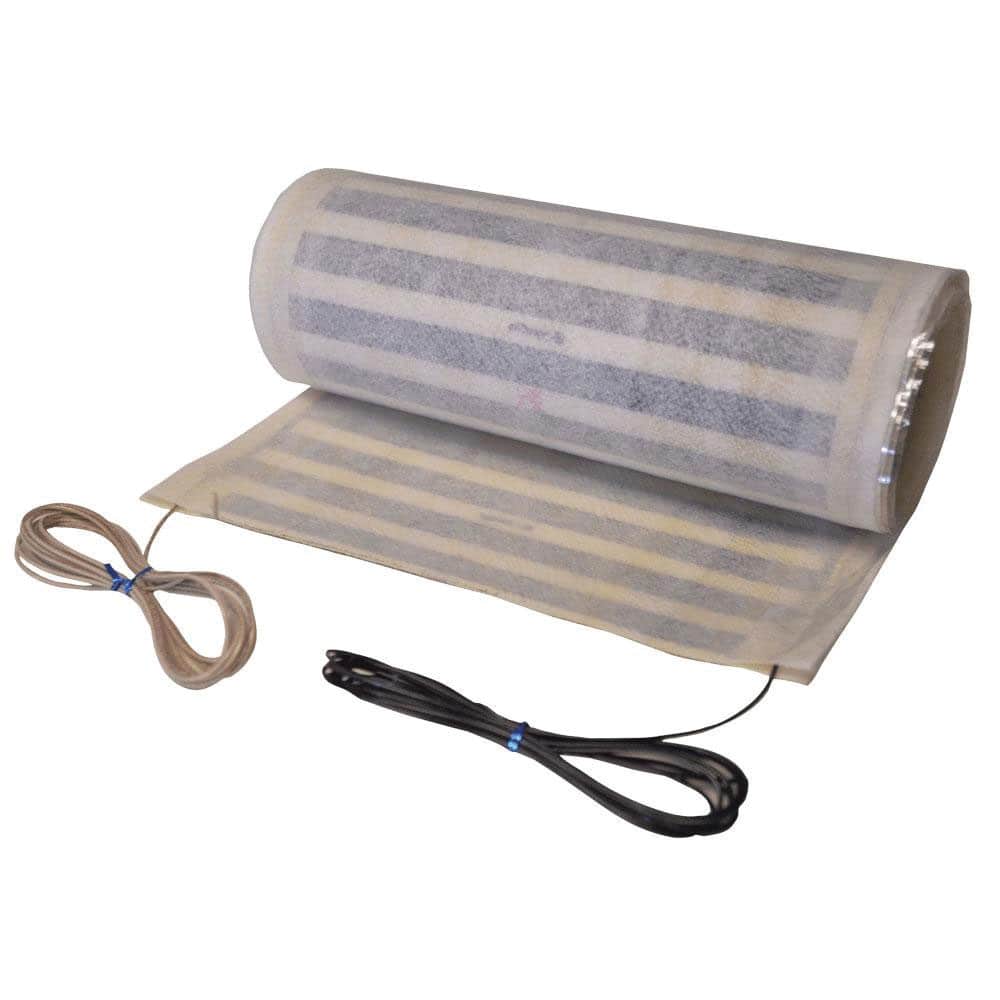 QuietWarmth - Heat Blankets; Type: Floor Heating Mat ; Shape: Rectangular ; Wattage: 180.000 ; Length (Inch): 120 ; Width (Inch): 18 ; Material: Carbon Ink - Exact Tool & Supply