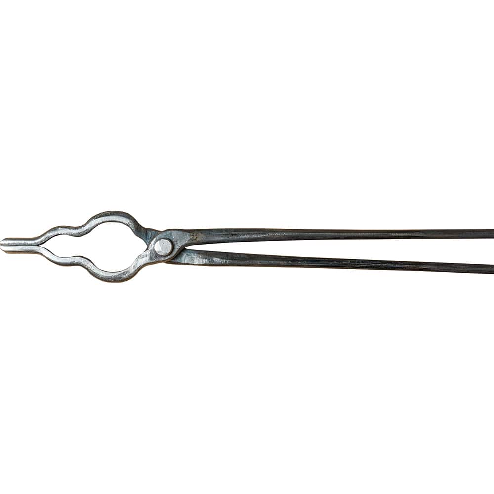 Lansing Forge, Inc. - Tongs; Type: Double Curved; Flat Jaw ; Overall Length (Inch): 36.00000 ; Material: High Carbon Steel - Exact Tool & Supply