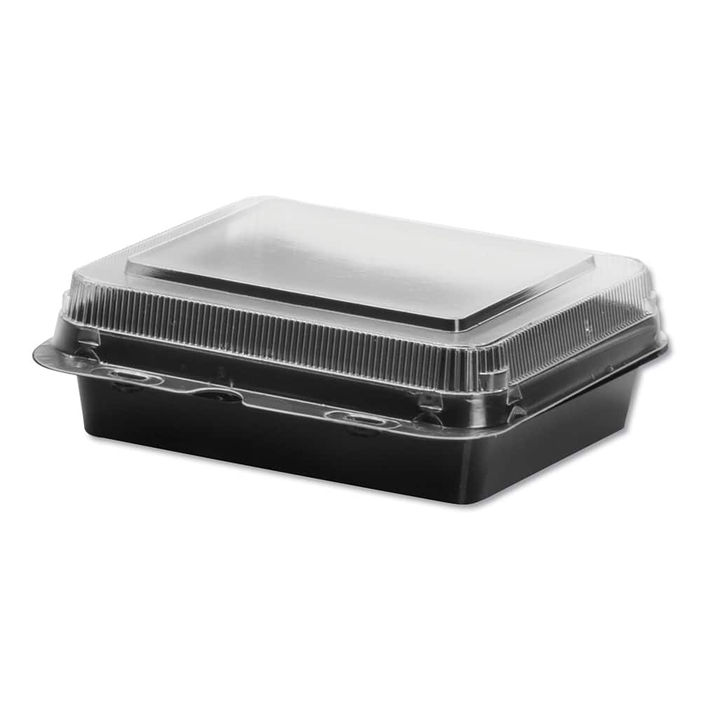 DART - Food Containers; Type: Container ; Shape: Rectangular ; Volume Range: Smaller than 64 oz. ; Height (Decimal Inch): 2.000000 ; Diameter/Width (Decimal Inch): 5.9000 ; Length (Decimal Inch): 6.2000 - Exact Tool & Supply