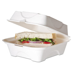 ECO PRODUCTS - Food Containers; Type: Clamshell Container ; Shape: Square ; Volume Range: 64 oz. - Exact Tool & Supply