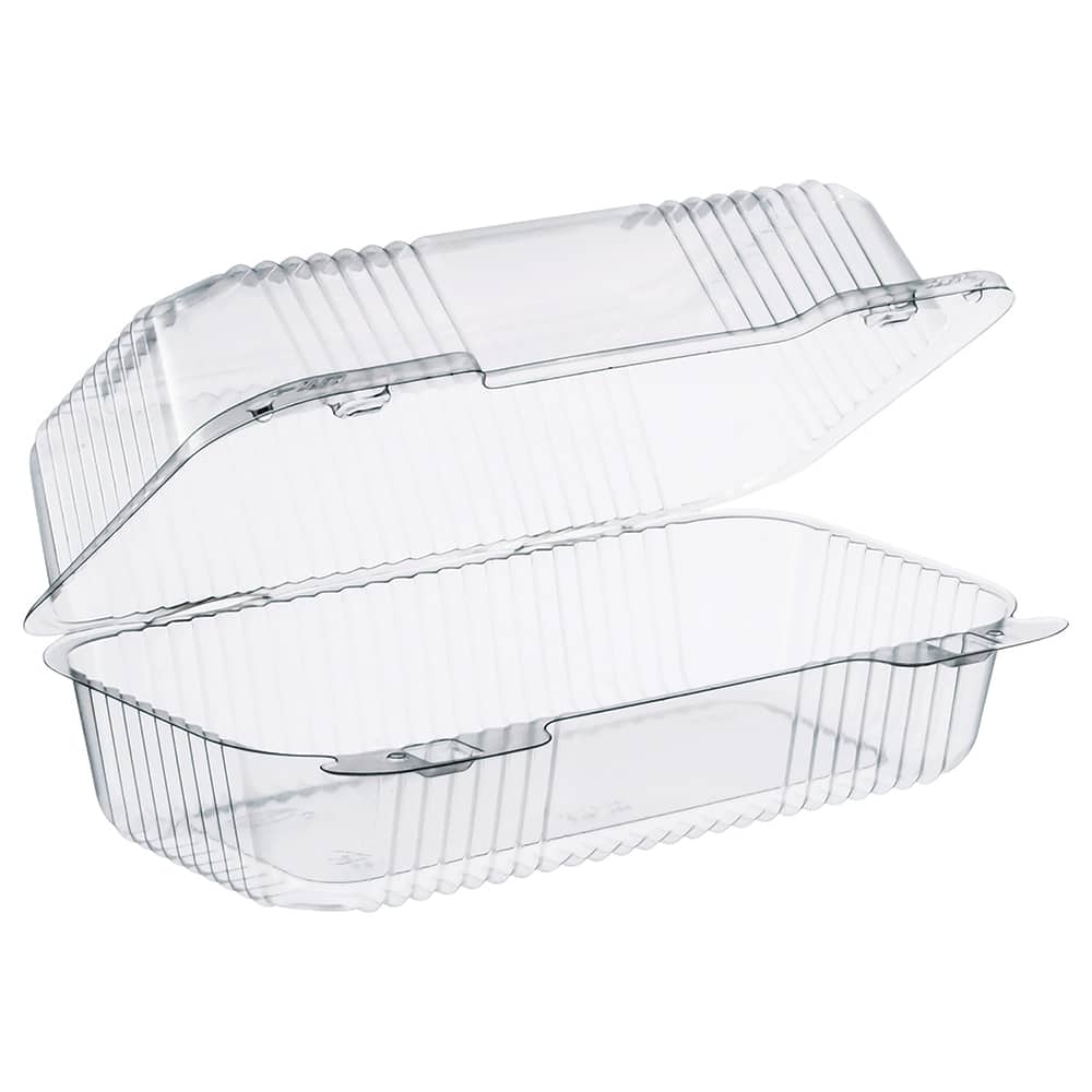 DART - Food Containers; Type: Hinged Container ; Shape: Rectangular ; Volume Range: 1 Gal. - Exact Tool & Supply