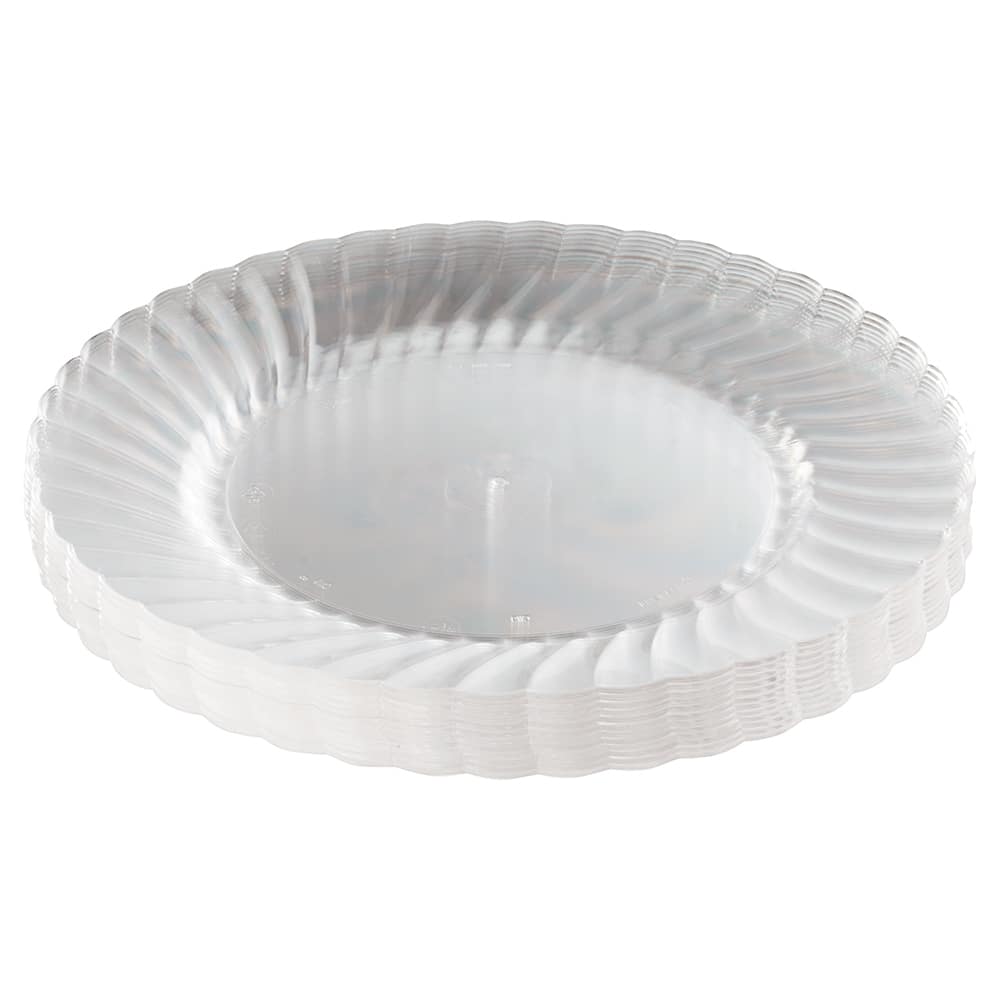 WNA - Paper & Plastic Cups, Plates, Bowls & Utensils; Breakroom Accessory Type: Plates ; Breakroom Accessory Description: Dinnerware-Plate; Plastic ; Color: Clear - Exact Tool & Supply