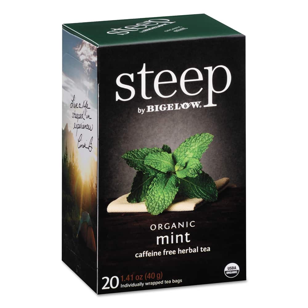 Bigelow - Coffee, Tea & Accessories; Breakroom Accessory Type: Tea Bags ; Breakroom Accessory Description: Beverages-Decaffeinated Tea Bag - Exact Tool & Supply