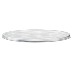 DART - Food Container Lids; For Use With: Conex? Deli Container ; Shape: Round ; Diameter/Width (Decimal Inch): 4.8000 ; Length (Decimal Inch): 24.8100 ; Material Family: Plastic ; Color: Clear - Exact Tool & Supply