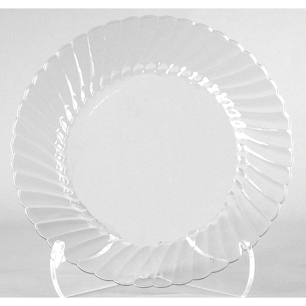 WNA - Paper & Plastic Cups, Plates, Bowls & Utensils; Breakroom Accessory Type: Plates ; Breakroom Accessory Description: Dinnerware-Plate; Plastic ; Color: Clear - Exact Tool & Supply