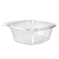 DART - Food Containers; Type: Container ; Shape: Square ; Volume Range: Smaller than 64 oz. ; Height (Decimal Inch): 2.000000 ; Diameter/Width (Decimal Inch): 4.9000 ; Length (Decimal Inch): 5.5000 - Exact Tool & Supply