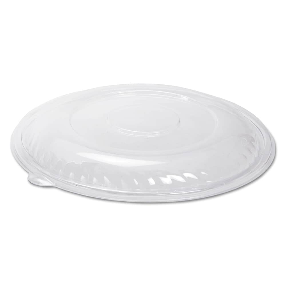 WNA - Food Container Lids; For Use With: 160 oz Bowls ; Shape: Round ; Diameter/Width (Decimal Inch): 12.0000 ; Length (Decimal Inch): 12.8750 ; Material Family: Plastic ; Color: Clear - Exact Tool & Supply
