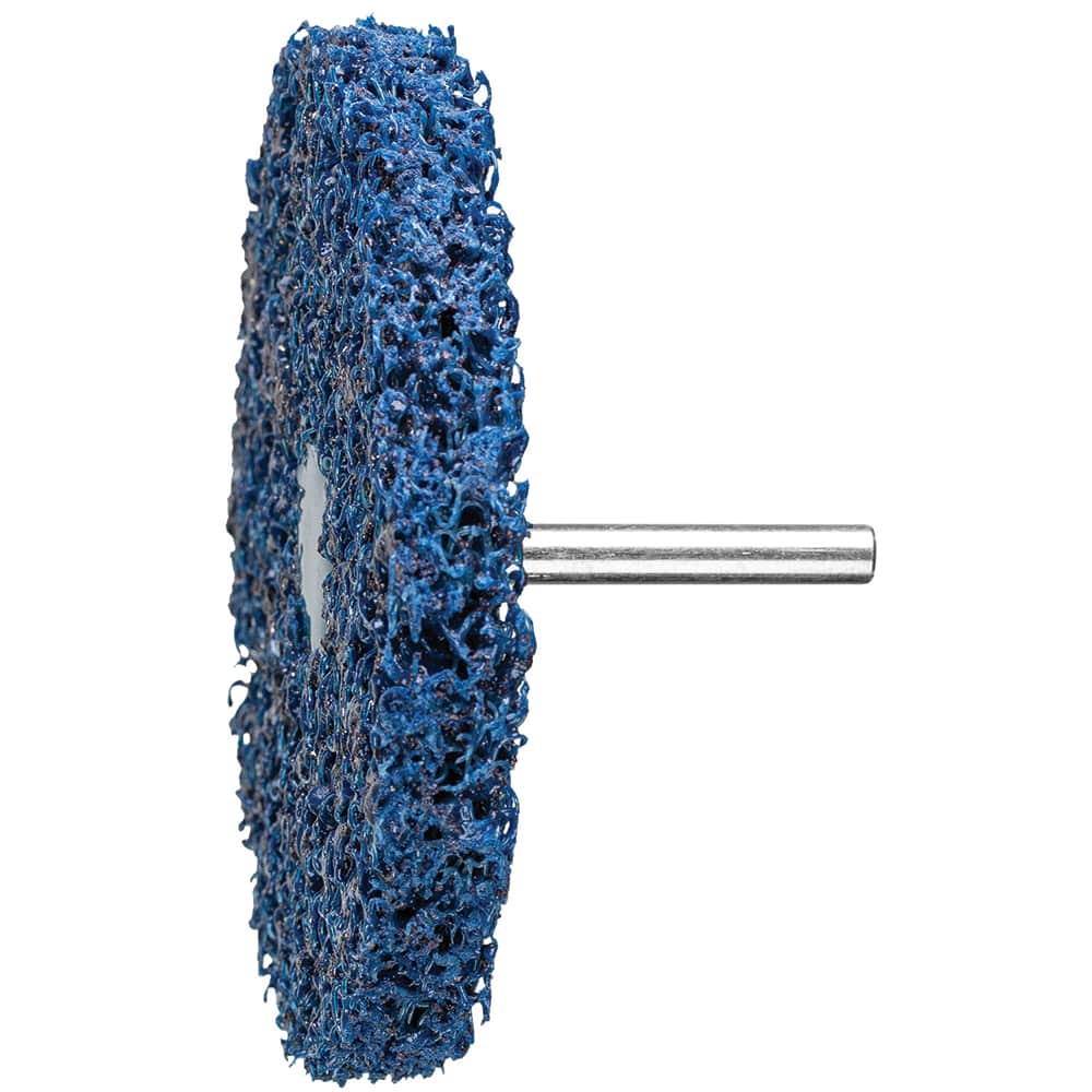 PFERD - Mounted Buffing Wheels; Buff Type: Polishing ; Wheel Diameter (Inch): 4 ; Wheel Thickness (Inch): 1/2 ; Wheel Density: Medium ; Number of Plys: 0.000 ; Grade: Coarse - Exact Tool & Supply