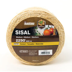 Mibro - Twine; Type: Twine ; Material: Sisal ; Color: Natural ; Twine Size: #24 ; Ply: 3 ; Breaking Strength (Lb.): 5.00 - Exact Tool & Supply