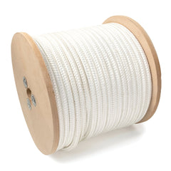 Mibro - Rope; Type: Double Braid ; Head/Holder Diameter (Inch): 1/2 ; Material: Polyester ; Load Capacity (Lb.): 895.000 ; Maximum Length: 275.00 ; Color: White - Exact Tool & Supply