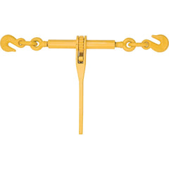 Mibro - Loadbinders; Type: Ratchet ; Maximum Chain Size (Inch): 5/16 ; Minimum Chain Size (Inch): 3/8 ; Load Capacity (Lb.): 5400.000 ; Take Up (Inch): 8 ; Material: Forged Steel - Exact Tool & Supply