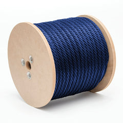 Mibro - Rope; Type: Solid Braid ; Head/Holder Diameter (Inch): 5/8 ; Material: Polypropylene ; Load Capacity (Lb.): 290.000 ; Maximum Length: 200.00 ; Color: Blue - Exact Tool & Supply
