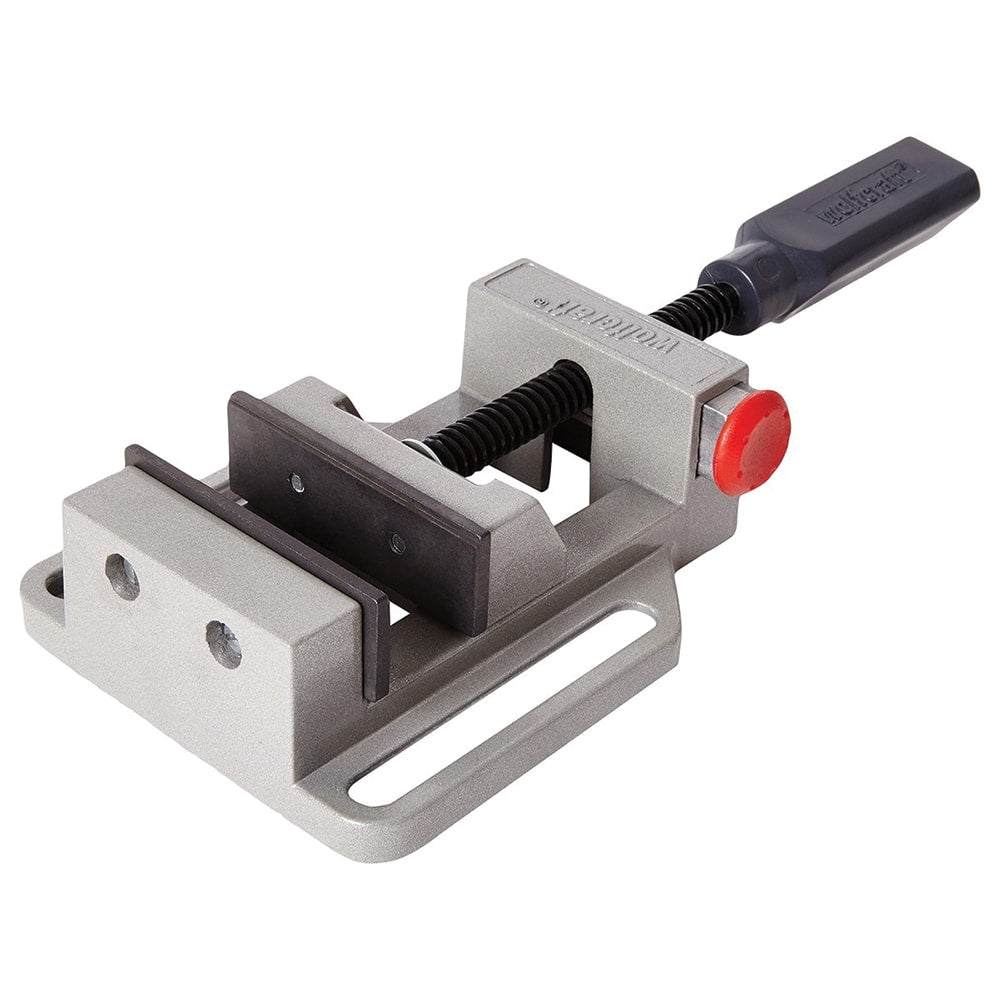 Mibro - Drill Press Vises; Jaw Width (Inch): 2-3/4 ; Jaw Opening Capacity (Inch): 2-3/4 ; Orientation Type: Horizontal ; Base Motion Type: Stationary ; Spindle Operation Type: Standard ; Jaw Style: V-Groove - Exact Tool & Supply