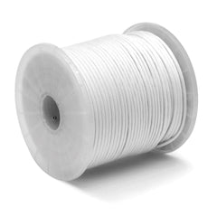 Mibro - Rope; Type: Paracord ; Head/Holder Diameter (Inch): 5/32 ; Material: Nylon ; Load Capacity (Lb.): 110.000 ; Maximum Length: 400.00 ; Color: White - Exact Tool & Supply