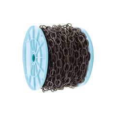 Mibro - Weldless Chain; Type: Decorative ; Load Capacity (Lb.): 45.000 ; Chain Diameter (Decimal Inch): 0.1100 ; Finish/Coating: Black ; Inside Length (Decimal Inch): 0.7500 - Exact Tool & Supply