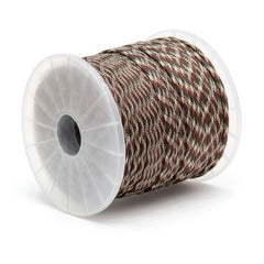 Mibro - Rope; Type: Paracord ; Head/Holder Diameter (Inch): 5/32 ; Material: Nylon ; Load Capacity (Lb.): 110.000 ; Maximum Length: 400.00 ; Color: Multi-Colored - Exact Tool & Supply