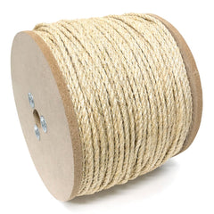 Mibro - Rope; Type: Twisted Rope ; Head/Holder Diameter (Inch): 3/4 ; Material: Sisal ; Load Capacity (Lb.): 400.000 ; Maximum Length: 150.00 ; Color: Natural - Exact Tool & Supply