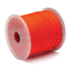 Mibro - Rope; Type: Paracord ; Head/Holder Diameter (Inch): 5/32 ; Material: Nylon ; Load Capacity (Lb.): 110.000 ; Maximum Length: 400.00 ; Color: Orange - Exact Tool & Supply