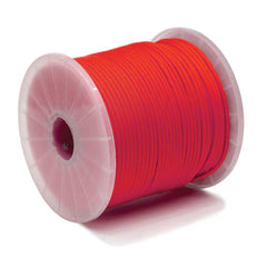 Mibro - Rope; Type: Paracord ; Head/Holder Diameter (Inch): 5/32 ; Material: Nylon ; Load Capacity (Lb.): 110.000 ; Maximum Length: 400.00 ; Color: Red - Exact Tool & Supply