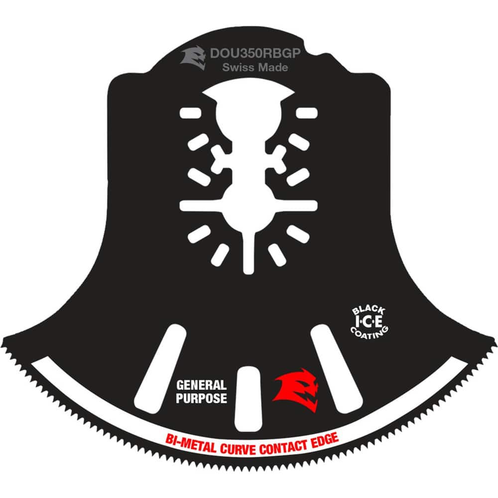 Freud - Rotary & Multi-Tool Accessories; Accessory Type: Oscillating Blade ; For Use With: Multi-Tools ; Cutting Diameter (Inch): 3.5 ; Head Material: Bi-Metal - Exact Tool & Supply