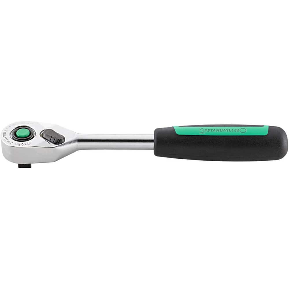 Ratchets; Tool Type: Reversible Ratchet; Quick-Release Ratchet; Drive Size: 3/8 in; Head Shape: Pear; Head Style: Reversible; Fixed; Material: Alloy Steel; Chrome; Finish: Chrome-Plated; Overall Length (Inch): 7.68 in; Insulated: No; Magnetic: No; Non-spa