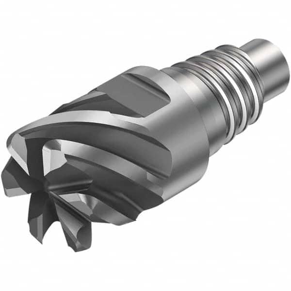 Sandvik Coromant - Corner Radius & Corner Chamfer End Mill Heads Mill Diameter (mm): 10.00 Mill Diameter (Decimal Inch): 0.3937 - Exact Tool & Supply