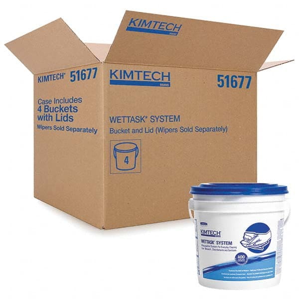 Kimtech - Wipe Dispensers For Use With: Kimtech WetTask 6001, 6211, 6411, & 6471 Dispenser Style: Manual - Exact Tool & Supply