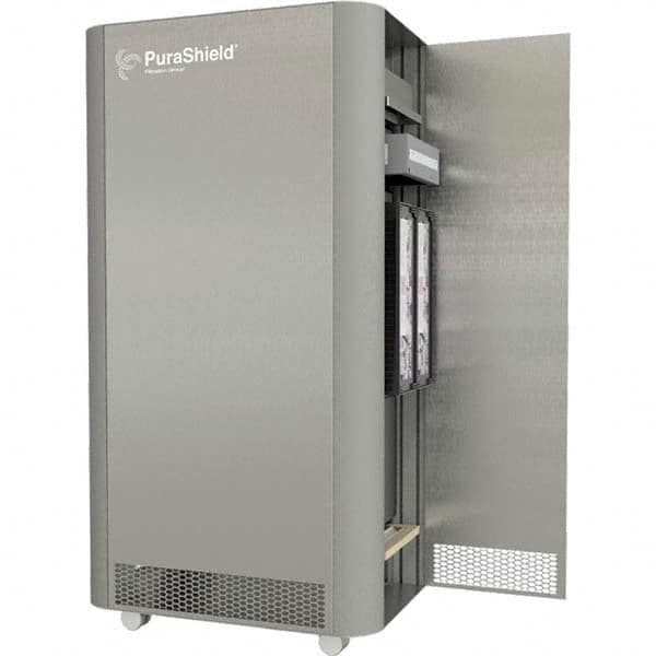 PuraShield - 1 Speed, 25" Wide x 58" High x 30" Deep, Three-Stage Filtering System - Exact Tool & Supply