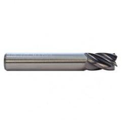 1 TuffCut XR 5 Flute Carbide End Mill Necked .015R - Exact Tool & Supply
